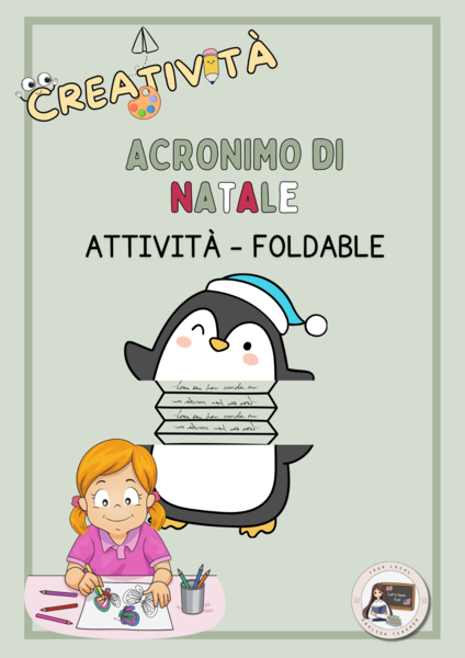 ACRONIMO DI NATALE | ATTIVITÀ FOLDABLE