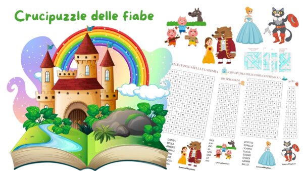 Crucipuzzle delle Fiabe – Attività Didattiche Divertenti per la Scuola Primaria