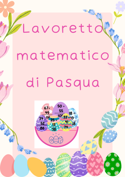 Lavoretto matematico di Pasqua
