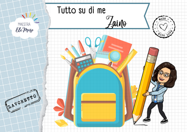 Tutto su di me - zaino