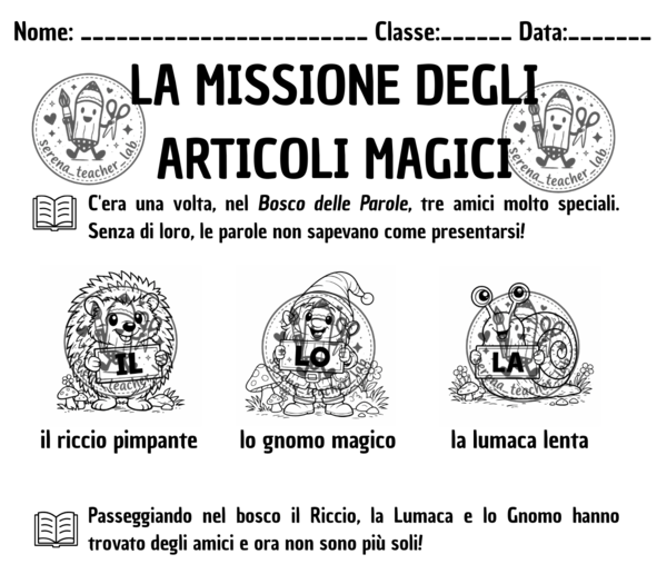 Gli Articoli nel Bosco Incantato