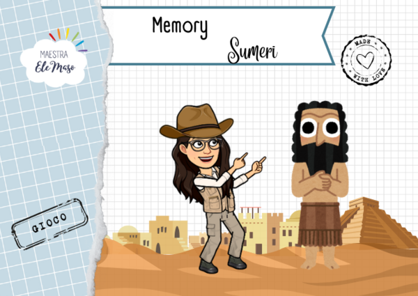 Gioco Memory sui Sumeri per Bambini di Quarta Elementare: Impara Divertendoti!