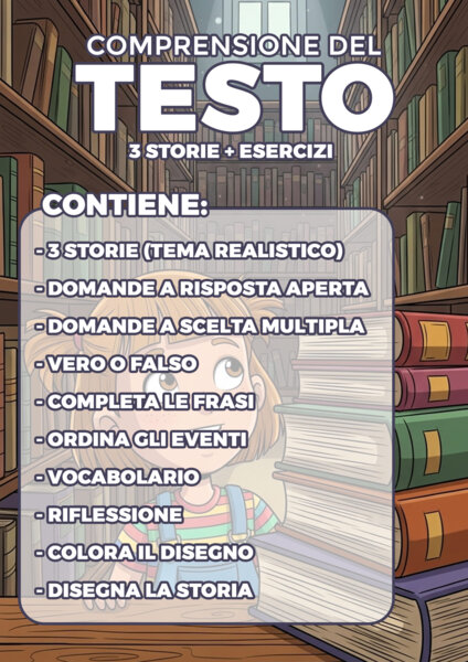 Comprensione del testo: 3 storie a tema realistico