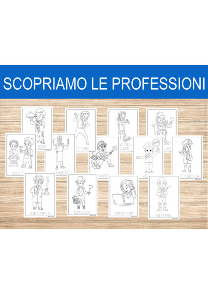 Schede didattiche: scopriamo le professioni