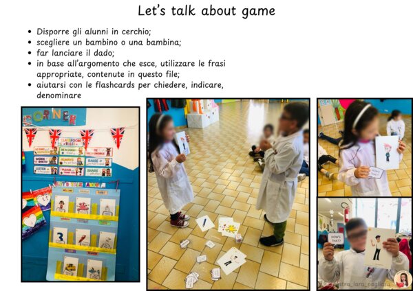 Let's talk about - inglese in classe prima