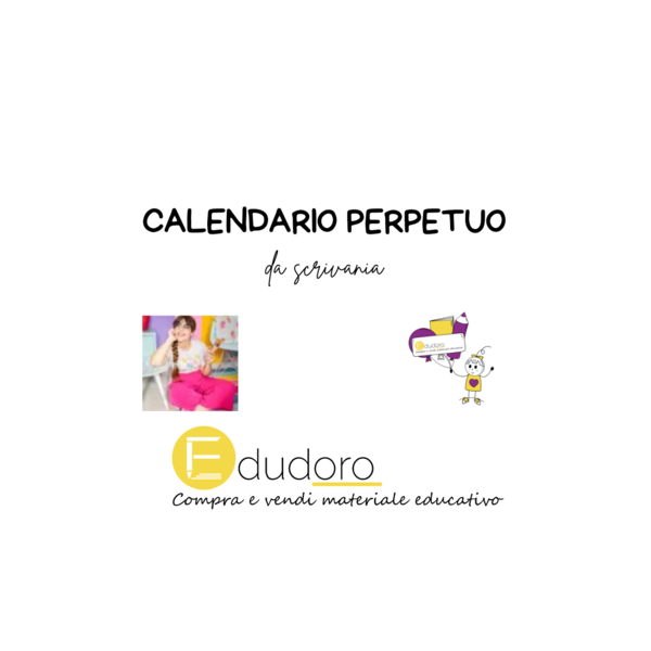 Calendario perpetuo da scrivania