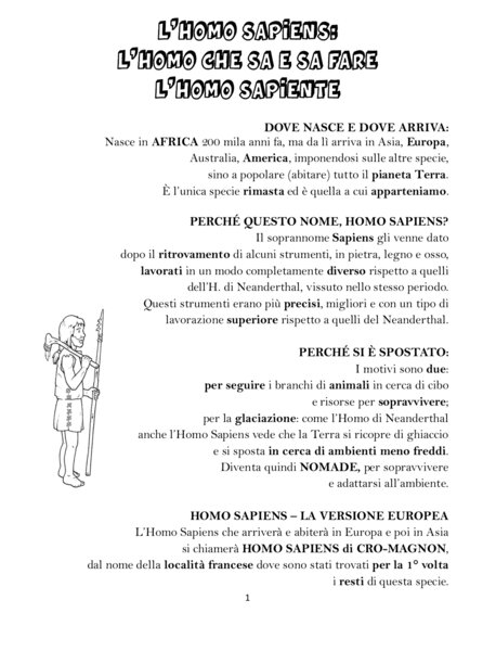 PREISTORIA E I SEI OMINIDI PIU' FAMOSI
