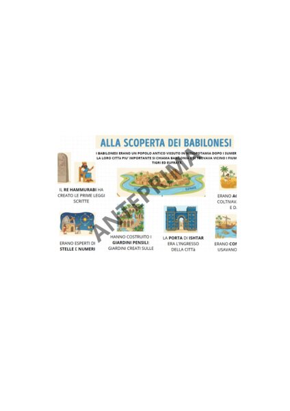 Mappa Concettuale: Alla scoperta dei Babilonesi