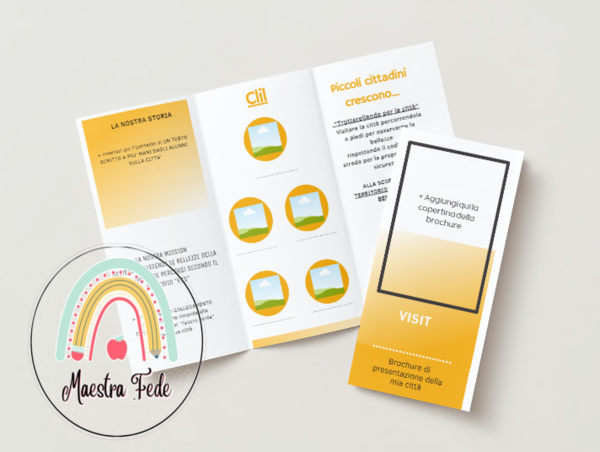"VISIT MY TOWN" - PROGETTO INTERDISCIPLINARE - BROCHURE MODIFICABILE