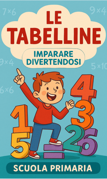 Book tabelline by maestra e pedagogista Francy