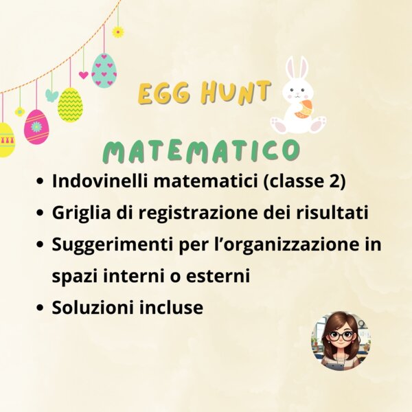 Egg hunt matematico (caccia al tesoro di Pasqua)