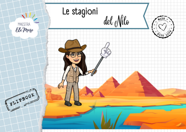 Scopri le Stagioni del Nilo: Flip Book Educativo per la Scuola Primaria
