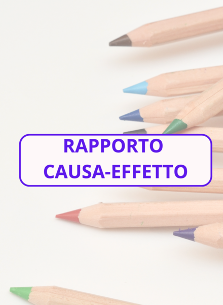 FLASH CARDS CAUSA EFFETTO
