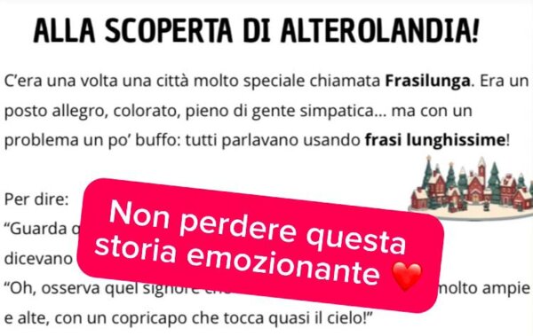 ALTEROLANDIA: una storia per imparare i NOMI ALTERATI.