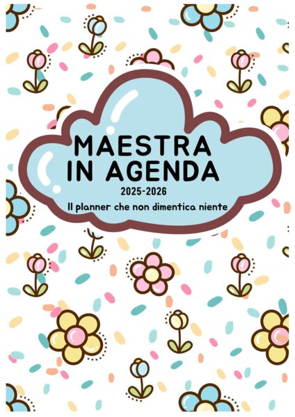 Maestra in agenda