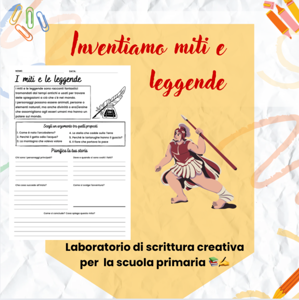 Scriviere un mito- scuola primaria