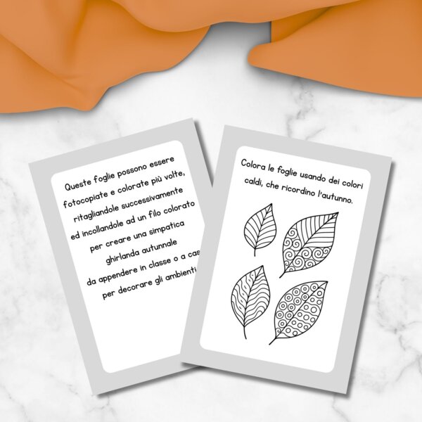 Foglie artistiche - Lavoretto d'autunno