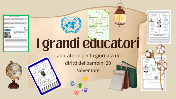I grandi educatori attività per la giornata mondiale dei diritti dei bambini 20 novembre