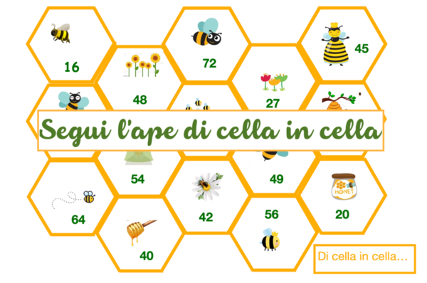Giornata delle api: di cella in cella-attività didattica matematica