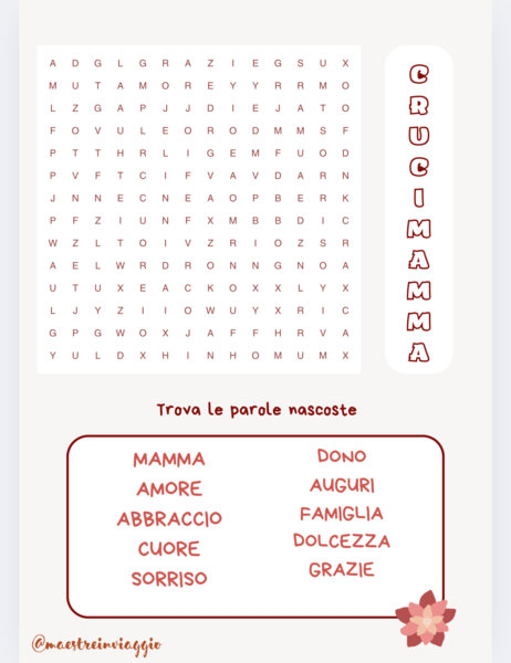 Giochi festa della mamma