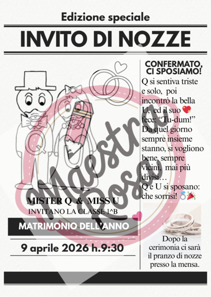 Matrimonio di Q e U.