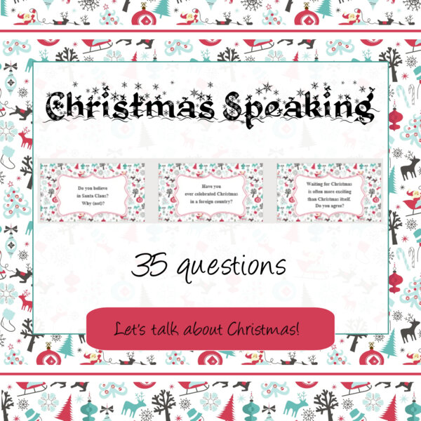 Christmas speaking for teenagers and adults