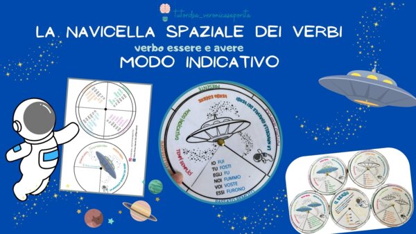La Navicella Spaziale dei Verbi - essere e avere - MODO INDICATIVO