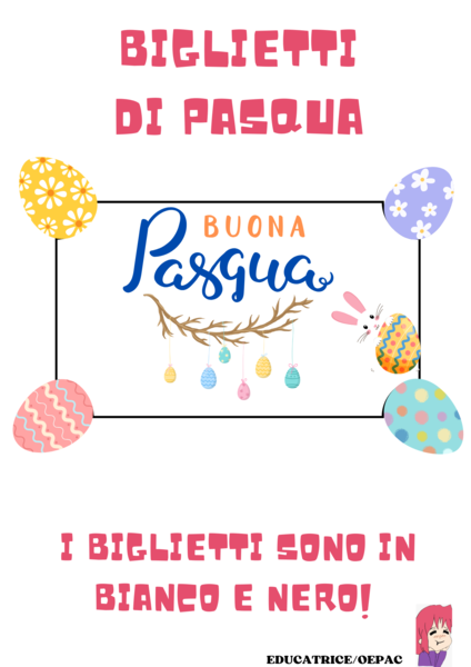 biglietti di Pasqua