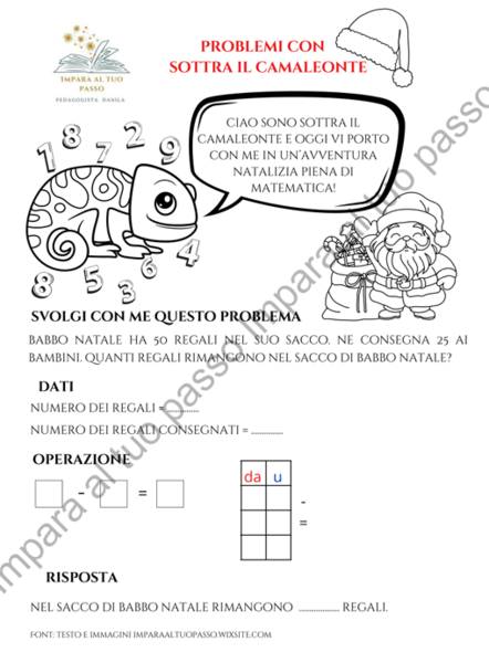 Problemi natalizi con Sottra il Camaleonte