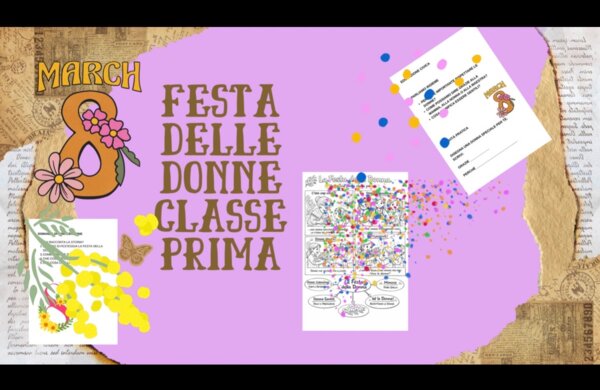Attività per la festa delle donne classe prima