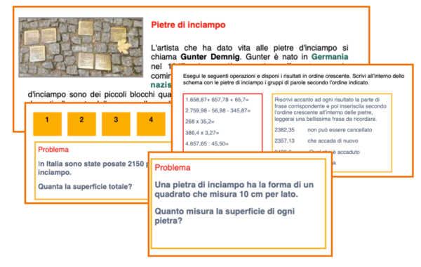 Le pietre di inciampo-attività matematiche