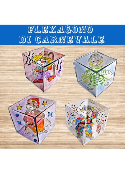 Flexagono di Carnevale