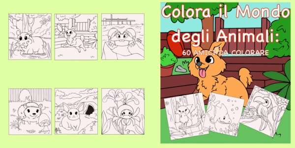 Colora il mondo degli animali