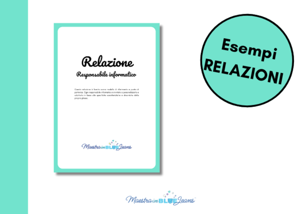 Relazione responsabile informatico di plesso