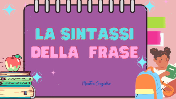 La sintassi – Guida visiva alla frase per la scuola primaria