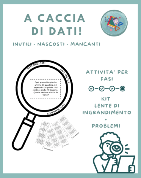 A CACCIA DI DATI INUTILI NASCOSTI MANCANTI - PROBLEMI CLASSE SECONDA