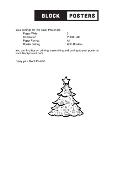 Albero e bocce. Natale