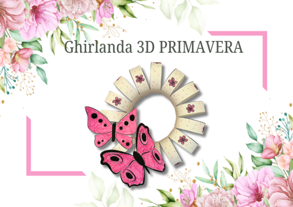 Ghirlanda primavera 3D