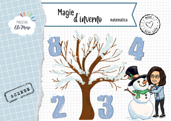 Magie d'inverno - attività di matematica classe terza