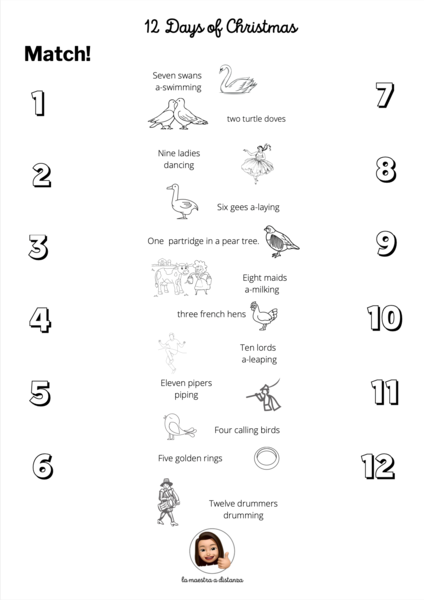 12 DAYS OF CHRISTMAS