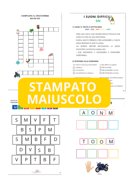 EBOOK "ESERCITIAMOCI CON LO STAMPATO MAIUSCOLO"