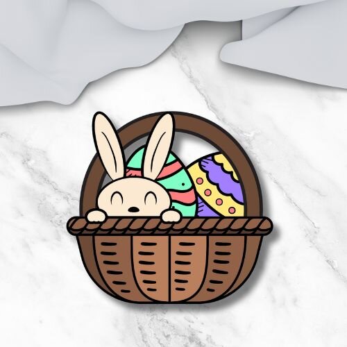Lavoretto di Pasqua - Cestino di uova da assemblare