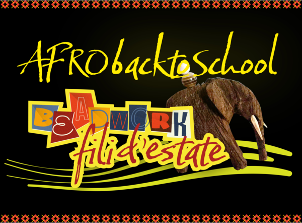 BEADWORK "FILI D'ESTATE" AFRO.BackToSchool Ecofriendly