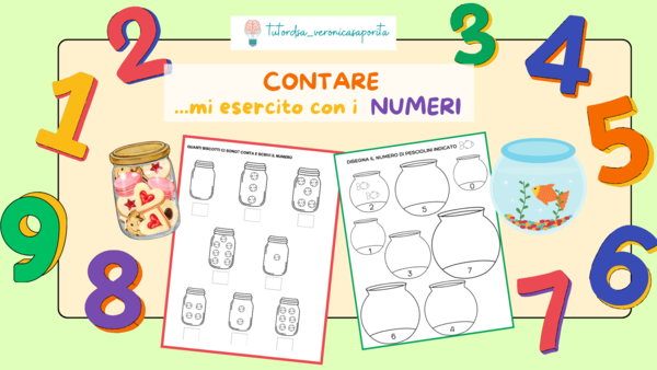 CONTARE...mi esercito con i NUMERI (entro il 10)