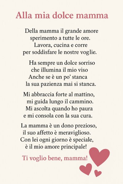 Poesia "Mamma"