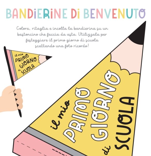Bandierine benvenuto in 2a