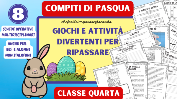 COMPITI DI PASQUA - CLASSE QUARTA