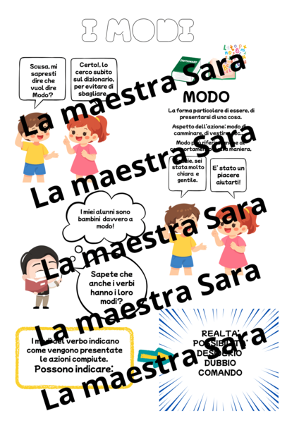 Il modo indicativo-classe terza