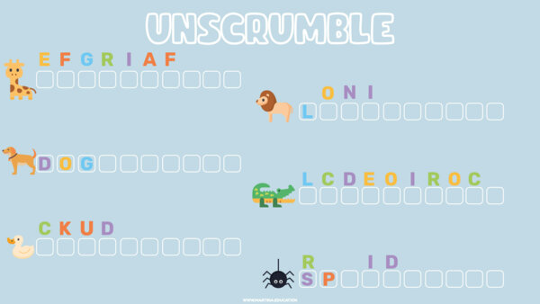 UNSCRUMBLE