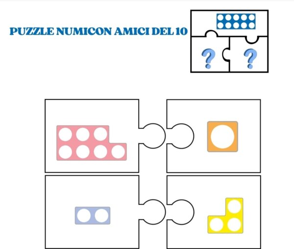 PUZZLE NUMICON AMICI DEL 10